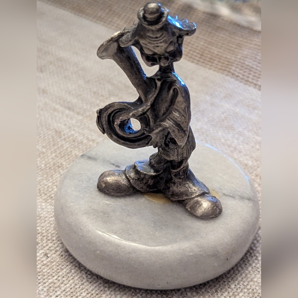 1970's Spoontiques Pewter Cast Metal Circus Clown Figurine